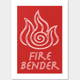 Fire Bender Posters and Art